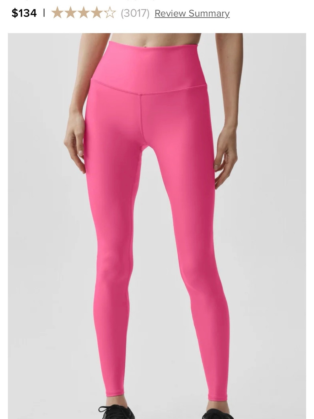 Alo Yoga High-Waist Airlift Legging Paradise Pink  - Large